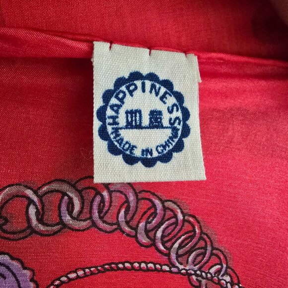 Vintage Silk Scarf with Equestrian Theme - Picture 5 of 8